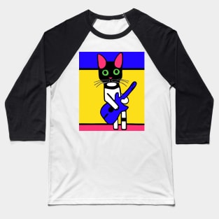 This Cat's Gotta Rock! Baseball T-Shirt